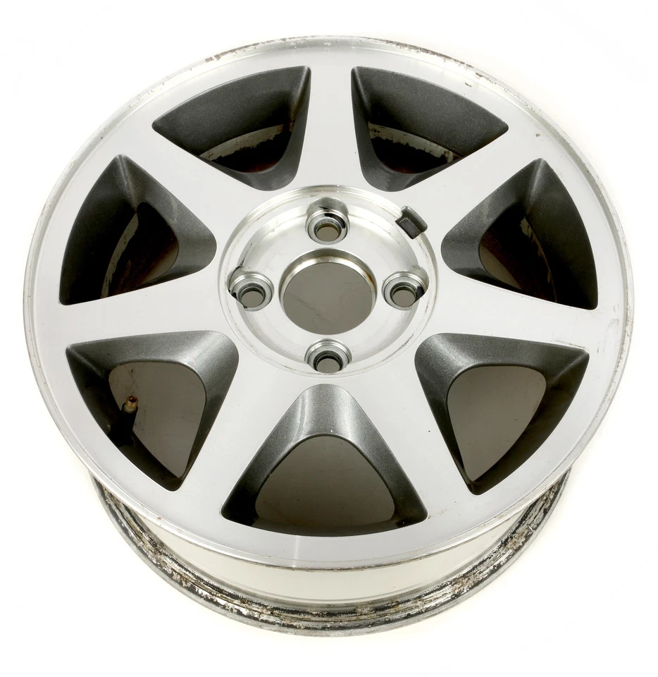 Llanta de rueda Ford Contour 1995-1998 única de 15 x 6" aluminio 4 orejetas 7 radios F5RZ1007J Foto 1 de 1