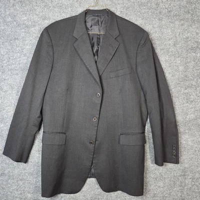 Blazer Brooks Brothers 1818 46 Madison Fit Gris Lana Abrigo Deportivo Estrato Hecho en EE. UU. Foto 1 de 4
