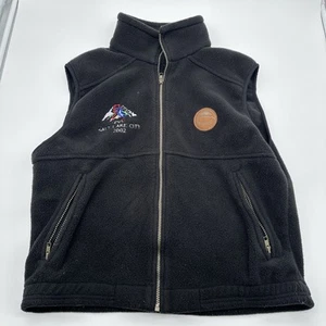 MARKER Polartec Men's Full Fleece Vest Salt Lake 2002 Olympics Zip Pockets Sz M - Picture 1 of 7