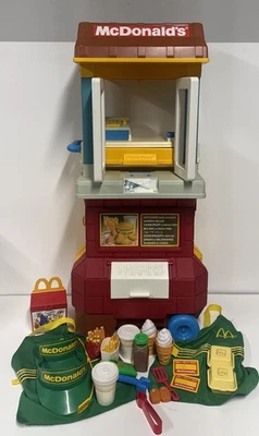 Fisher-Price McDonald’s Playset w/Accessories Apron Vintage 1989 Toy PLEASE READ - Image 1 of 4
