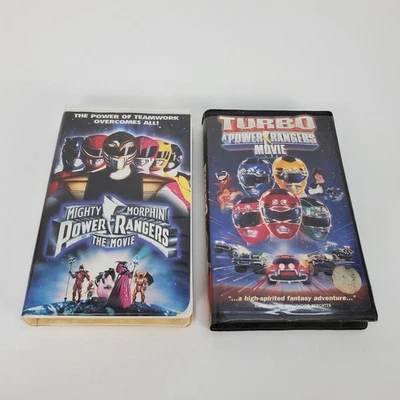 Power Rangers The Movie & Power Rangers Turbo VHS Movies - Image 1 of 4