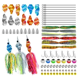 Kit para hacer spinner Kit para hacer señuelos de pesca Señuelos para lubina Señuelos para truchas Fisher Angl... - Imagen 1 de 6