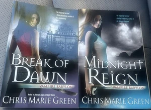 Lot Of 2 Pre-Owned Chris Marie Green Books, Break of Dawn And Midnight Reign - Bild 1 von 3