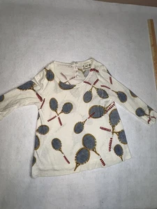 NewANTHROPOLOGIE Wimbledon Tennis Woman’s Sweater NWT 3/4 Sleeve Sz S - Picture 1 of 8