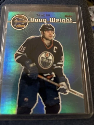 1999-00 Pacific Prism Holographic Blue /80 Doug Weight #59 - Image 1 of 2