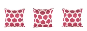 Ikat Pillow Cover SET of 3 pcs 20.08" x 20.08" Brand New Fast Shipment 08295_01 - Picture 1 of 11