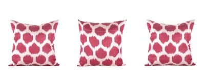 Ikat Pillow Cover SET of 3 pcs 20.08" x 20.08" Brand New Fast Shipment 08295_01 - Image 1 of 4