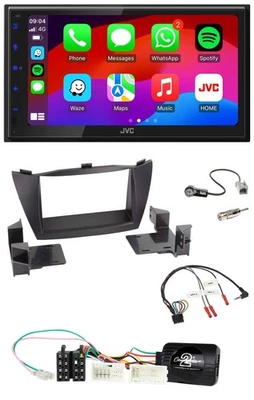 JVC Bluetooth 2DIN Lenkrad DAB USB Autoradio für Hyundai ix35 2010-2013 ohne Sou - Bild 1 von 4