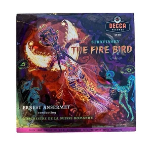 Stravinsky The Fire Bird Ernest Ansermet Vinyl LP Decca Records England LXT 5115 - Picture 1 of 11
