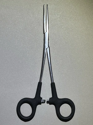 Pinzas de pesca rectas con mango de agarre suave lucio carpa mar trucha gruesa mosca Foto 1 de 4