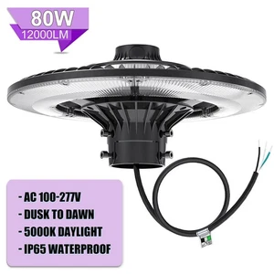 80W LED Post Top Light Dusk to Dawn UL&DLC Listed Street Parking lot Lighting UL - Picture 1 of 12