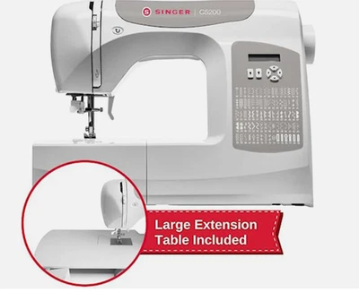 SINGER C5200 Computerized Sewinng Machine,Extension &Accessory Kit Slight Used - Image 1 of 4