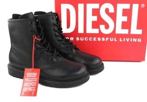 Botas de hombre DIESEL D-Alabhama CB EU43 negras con cordones almendra oscuras - Imagen 1 de 13