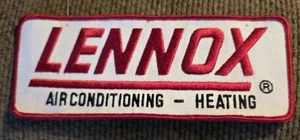 Vintage LENNOX Air Conditioning Heating Patch UNused Cooling NICE Very Good Cond - Picture 1 of 5