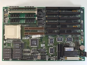 Mainboard 486 VLB ECS UC4915-A AIO REV1.2 SOCKET 3  Vesa Local Bus + 16 MB RAM - Bild 1 von 4