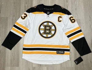 Fanatics Brad Marchand Boston Bruins Jersey White Yellow Away NHL Men’s Size L - Picture 1 of 11