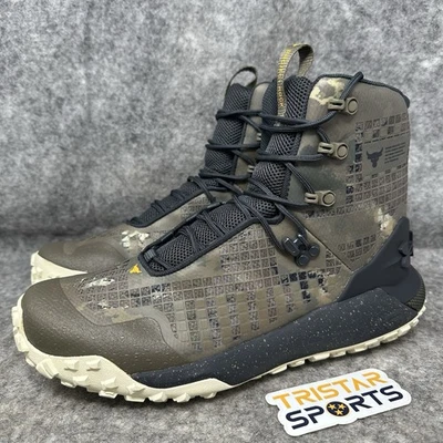 Botas Project Rock X Under Armour Hovr Dawn WP 2.0 para hombre talla 9,5 camuflaje tortuga Foto 1 de 4