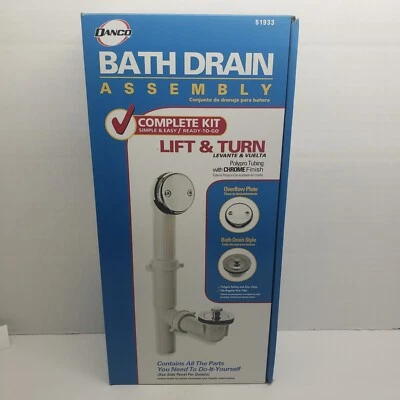 DANCO Bath Drain Assembly Lift & Turn Complete Kit   #51933 - Image 1 of 2
