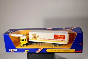Corgi Volvo Globetrotter C1231 Steiff Bears Die-cast Tractor Trailer Semi Truck - Picture 1 of 8