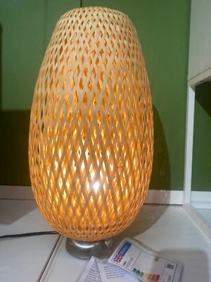Neu IKEA BOJA Tischlampe, Bambus/Handarbeit, 40 cm, 101.550.39 - Bild 1 von 3