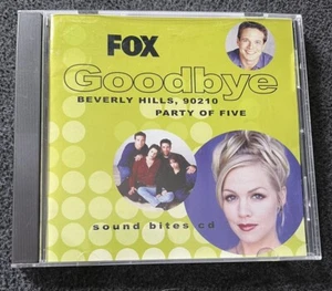 RARE PROMO FOX 2000 Beverly Hills 90210 - PARTY OF FIVE Goodbye CD Sound Bites - Picture 1 of 4