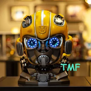 Killerbody 1:1 Transformer Bumblebee Voice Control Helmet Mask Wearable W/ Base - Picture 1 of 12