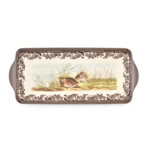 PIMPERNEL, "WOODLAND" MELAMINE SANDWICH TRAY, NEW, 15.1" x 6.5" - Picture 1 of 3