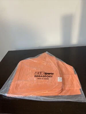 Bases de goma deportivas BSN - Juego de 5 - Naranja Foto 1 de 4