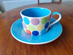 WHITTARDS OF CHELSEA POLKA DOT CUPS AND SAUCER - Picture 1 of 4
