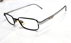 Chloe CL1127 c01 Black Metal Silver Rectangle Eyeglasses Frame 50-18 135 France - Picture 1 of 8