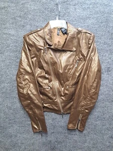 bisou bisou Casual Hipster jacket Coat L LS Copper - Picture 1 of 6