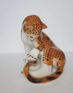 Lomonosov LARGE LEOPARD.Porcelain.Unique.Fantastic Condition - Picture 1 of 8