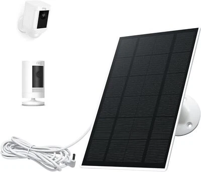 ‎OUOUDOIT Ring Camera Solar Panel, Compatible with Ring Stick Up Cam Battery, Ring
