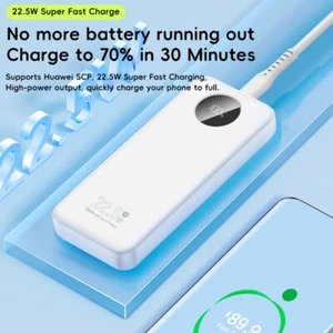 20000mAh Powerbank Tragbar Schnellladegerät Externer Batterie Ladegerät Handy - Zdjęcie 1 z 18
