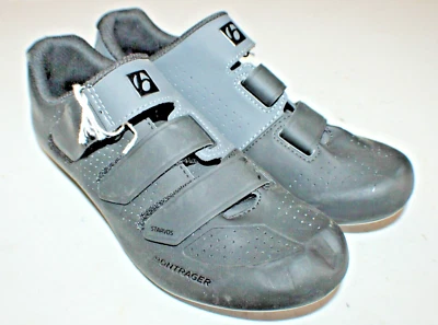 Sapato de ciclismo Bontrager Starvos US9 EUR42 27cm UK8 SPD-SL Black Road USA Shipper! - Imagem 1 de 4