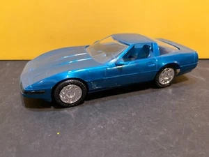 1/25 PROMO ERTL AMT 1996 CHEVROLET CORVETTE ZR1 BRIGHT AQUA METALLIC TEAL - Picture 1 of 5