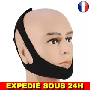 ✅Sangle Ruisseau Soutien Médical Réglable Ceinture Anti Ronflement Apnée Sommeil - Bild 1 von 5