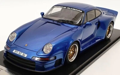 Kess Models 1/18 Scale Model KE18004A - Porsche 911 993 GT1 Aimeras - Met Blue - Image 1 of 4