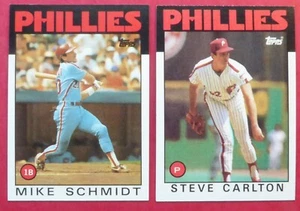 1986 Topps Philadelphia Phillies Team Set with Traded (34 Cards) - Picture 1 of 1