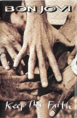 Bon Jovi – Keep The Faith, Rare Original Cassette, Europe Version - Image 1 of 4