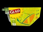 GLAD Limited Edition Summer Collection Plastic Storage Container 2- 64 oz. -D6