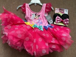 Disney Minnie Mouse Ballerina Tutu Fancy Dress Costume Age 3 - Picture 1 of 8