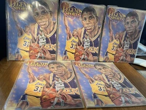 (5) Legends Sports Magazine Lot MAGIC JOHNSON L.A.LAKERS - Picture 1 of 4