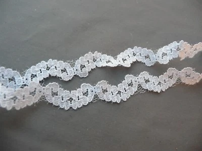 dentelle vintage fine bleu - Photo 1/2