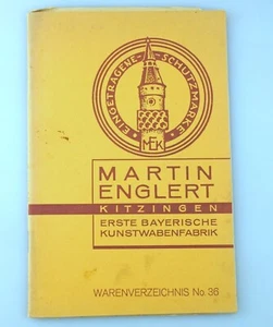 Katalog MARTIN ENGLERT Kunstwabenfabrik KITZINGEN 1936 Imker Bienen-Waben - Bild 1 von 11