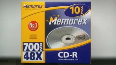 23 x 10 Pack Box (230) CD-Rs - Memorex - In Jewel Case - 48x & 700Mb - Image 1 of 3