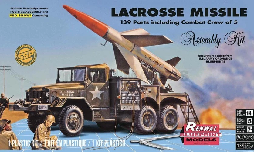 Revell Plastic Model Kit Lacrosse Missile 1/32 Scale Rmx857824
