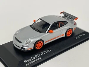 1/43 Minichamps Porsche 911 GT3 RS  2006 Silver Orange Accent  400 066000 CS616 - Picture 1 of 8