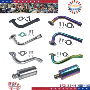 Silenciador de escape colorido actualizado para mini bicicletas Predator 196cc 212cc Go Kart - Imagen 1 de 85