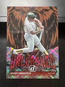 2022 Donruss Rickey Henderson Unleashed #UL-17 - Diamond - Oakland A's (C)